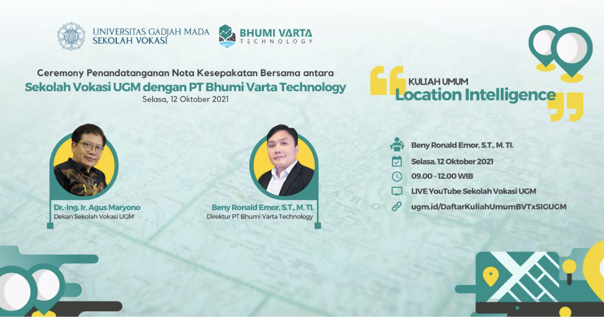 Location Intelligence – Public Lecture at Vocational College UGM